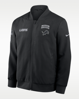 Detroit Lions Salute to Service Sideline Men's Nike NFL Full-Zip